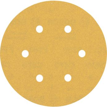 BOSCH Brusný papír EXPERT C470 s 6 otvory pro vibrační brusky 150 mm, G 180, 5 ks 2608900818