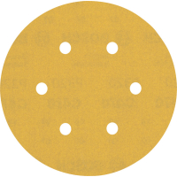 BOSCH Brusný papír EXPERT C470 s 6 otvory pro vibrační brusky 150 mm, G 320, 5 ks 2608900820