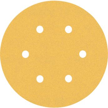 BOSCH Sada brusných papírů EXPERT C470 pro vibrační brusky 150 mm, 6 otvorů, G 60/120/240, 6 ks 2608900822