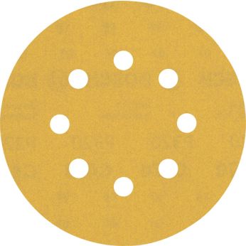 BOSCH Brusný papír EXPERT C470 s 8 otvory pro vibrační brusky 125 mm, G 320, 50 ks 2608900915