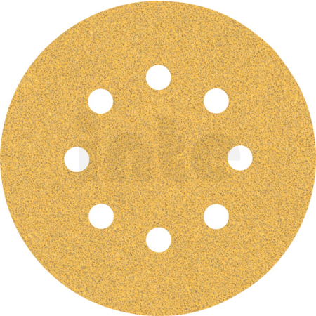 BOSCH Brusný papír EXPERT C470 s 8 otvory pro vibrační brusky 125 mm, G 60, 50 ks 2608900909
