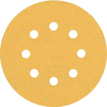 BOSCH Brusný papír EXPERT C470 s 8 otvory pro vibrační brusky 125 mm, G 100, 50 ks 2608900911