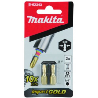 Makita - Impact GOLD super slim  torsní bit PZ2-25mm 2pcs STOP=newE-03171 B-62343