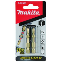 Makita - Impact GOLD super slim  torsní bit PZ2-50mm 2pcs B-62365