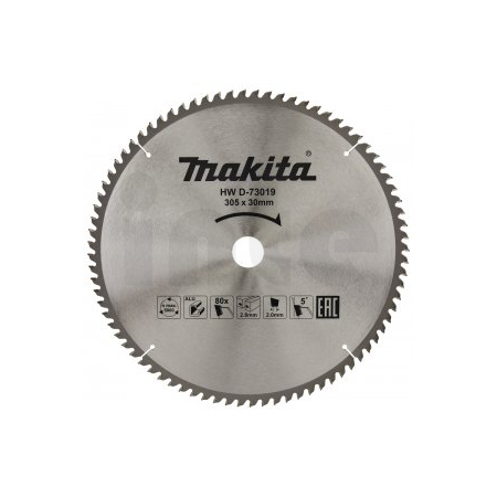 Makita pilový kotouč na hliník 305x30x80T TCT D-73019