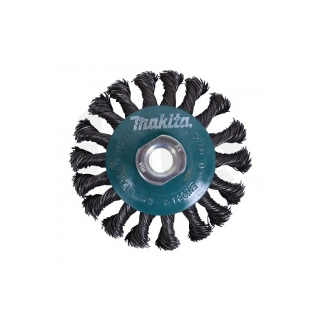Makita - miskovitý kartáč z ocelového drátu,splétaný drát 0,5mm,100mm D-39861