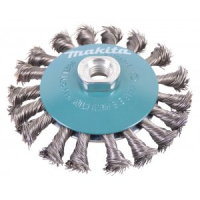 Makita - miskovitý kartáč z ocelového drátu,splétaný drát 0,5mm,115mm D-39883