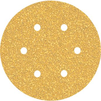 BOSCH Brusný papír EXPERT C470 s 6 otvory pro vibrační brusky 150 mm, G 40, 50 ks 2608900917
