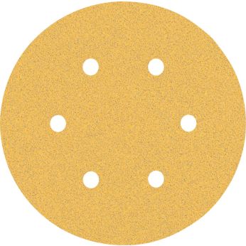 BOSCH Brusný papír EXPERT C470 s 6 otvory pro vibrační brusky 150 mm, G 80, 50 ks 2608900919