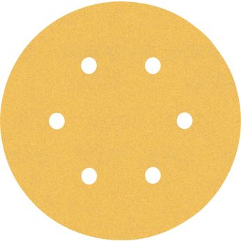 BOSCH Brusný papír EXPERT C470 s 6 otvory pro vibrační brusky 150 mm, G 120, 50 ks 2608900921