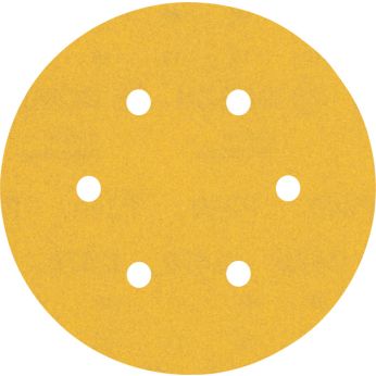 BOSCH Brusný papír EXPERT C470 s 6 otvory pro vibrační brusky 150 mm, G 240, 50 ks 2608900923