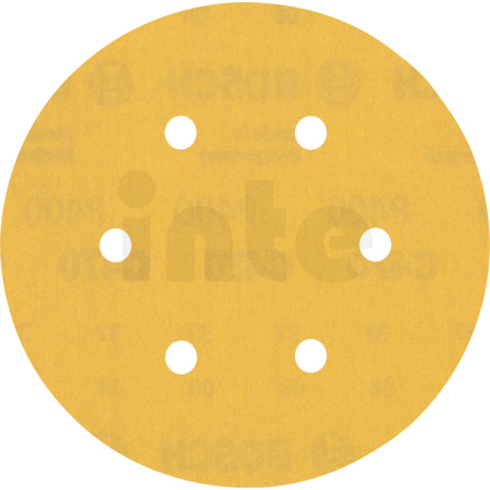 BOSCH Brusný papír EXPERT C470 s 6 otvory pro vibrační brusky 150 mm, G 400, 50 ks 2608900925