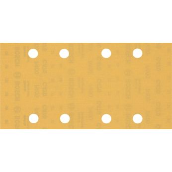 BOSCH Brusný papír EXPERT C470 s 8 otvory pro vibrační brusky 93 × 186 mm, G 400, 50 ks 2608900941