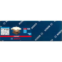 BOSCH Brusné papíry EXPERT C470 se 14 otvory pro vibrační brusky 115 × 230 mm, P100, 50 ks 2608900945