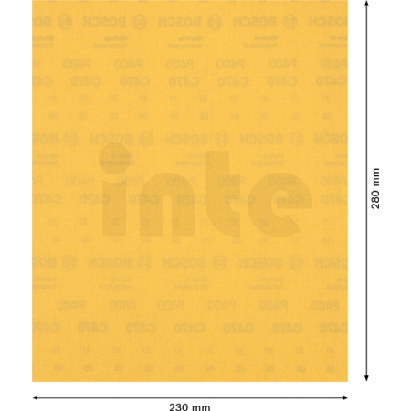 BOSCH Brusný papír EXPERT C470 pro ruční broušení 230 × 280 mm, G 400 2608900967