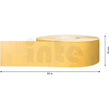 BOSCH Role brusného papíru EXPERT C470 pro ruční broušení 93 mm × 50 m, G 400 2608900976