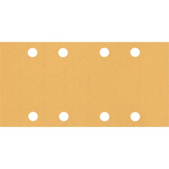 BOSCH Brusné papíry EXPERT C470 s 8 otvory pro vibrační brusky 93 × 186 mm, P120, 10 ks 2608900856