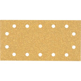 BOSCH Brusný papír EXPERT C470 se 14 otvory pro vibrační brusky 115 × 230 mm, G 40, 10 ks 2608900860