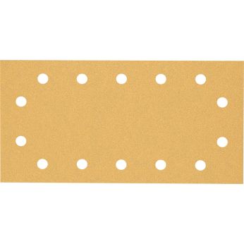 BOSCH Brusný papír EXPERT C470 se 14 otvory pro vibrační brusky 115 × 230 mm, G 80, 10 ks 2608900862