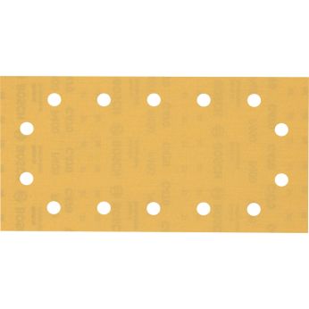 BOSCH Brusný papír EXPERT C470 se 14 otvory pro vibrační brusky 115 × 230 mm, G 400, 10 ks 2608900866