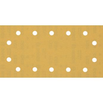 BOSCH Brusný papír EXPERT C470 se 14 otvory pro vibrační brusky 115 × 230 mm, G 320, 10 ks 2608900868