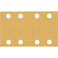 BOSCH Brusné papíry EXPERT C470 s 8 otvory pro vibrační brusky 80 × 133 mm, P180, 10 ks 2608900882