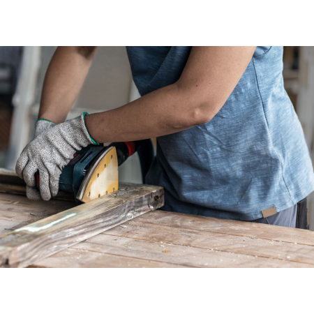 BOSCH Brusné papíry EXPERT C470 s 8 otvory pro vibrační brusky 80 × 133 mm, P320, 10 ks 2608900884