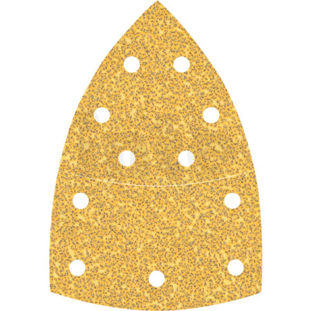 BOSCH Brusný papír EXPERT C470 s 11 otvory pro multifunkční pily 102 × 62 mm, 93 mm, G 40, 10 ks 2608900886