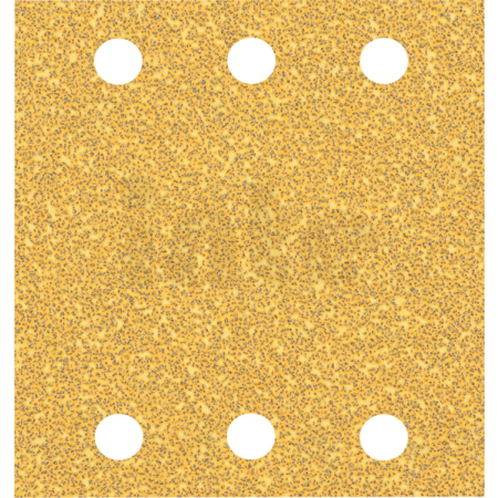 BOSCH Brusný papír EXPERT C470 se 6 otvory pro vibrační brusky 115 × 107 mm, G 40, 10 ks 2608900890