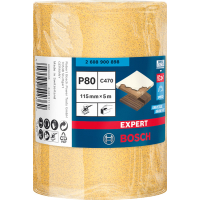 BOSCH Role brusného papíru EXPERT C470 pro ruční broušení 115 mm, 5 m, G 80 2608900898