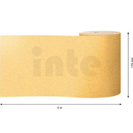 BOSCH Role brusného papíru EXPERT C470 pro ruční broušení 115 mm, 5 m, G 80 2608900898