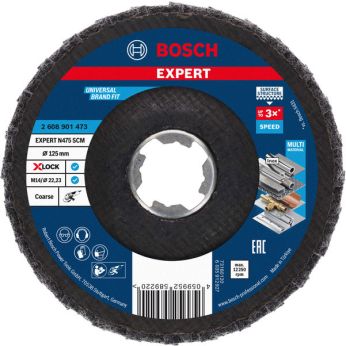 BOSCH Kotouč EXPERT N475 SCM X-LOCK, 125 mm, hrubý 2608901473