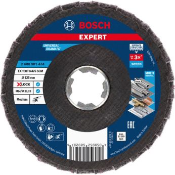 BOSCH Kotouč EXPERT N475 SCM X-LOCK, 125 mm, střední 2608901474