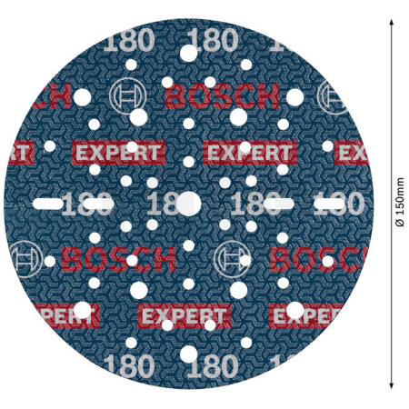 BOSCH Brusný kotouč EXPERT O780 s fólií, 150 mm, G180 2608902444