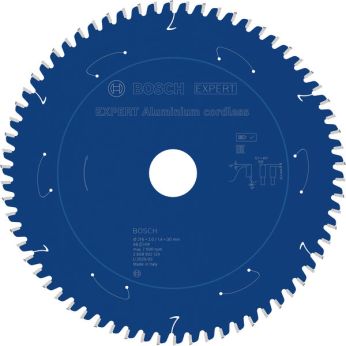 BOSCH Pilový kotouč EXPERT Aluminium cordless pro okružní pilu, 216 × 2/1,4 × 30 mm, T66 2608902124