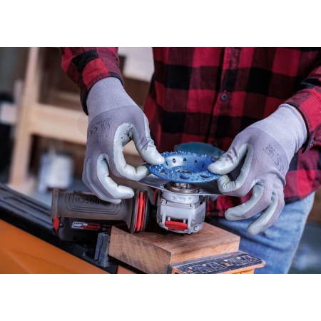 BOSCH Karbidový hrncový kotouč EXPERT Multi Material, jemný, plochý, X-LOCK, 115 mm, 22,23 mm 2608901686