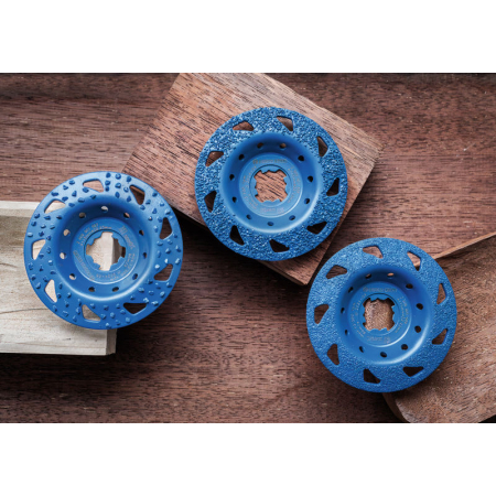 BOSCH Karbidový hrncový kotouč EXPERT Multi Material, jemný, plochý, X-LOCK, 115 mm, 22,23 mm 2608901686