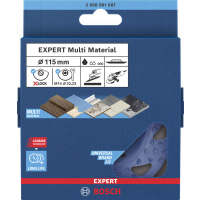BOSCH Karbidový hrncový kotouč EXPERT Multi Material, hrubý, šikmý, X-LOCK, 115 mm, 22,23 mm 2608901687