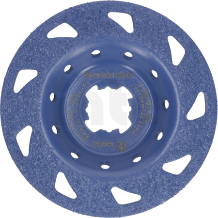 BOSCH Karbidový hrncový kotouč EXPERT Multi Material, jemný, šikmý, X-LOCK, 115 mm, 22,23 mm 2608901689