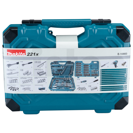 Makita - sada montážních klíčů 221ks E-10883