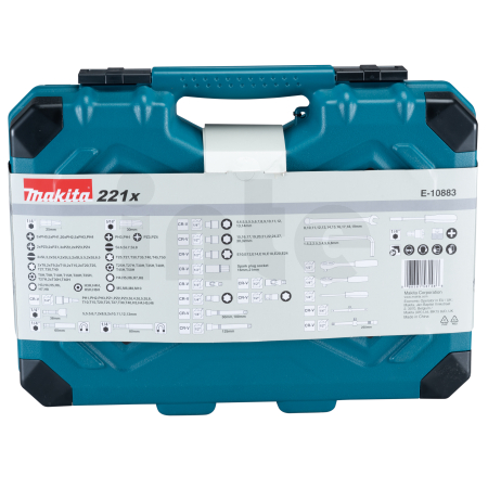 Makita - sada montážních klíčů 221ks E-10883