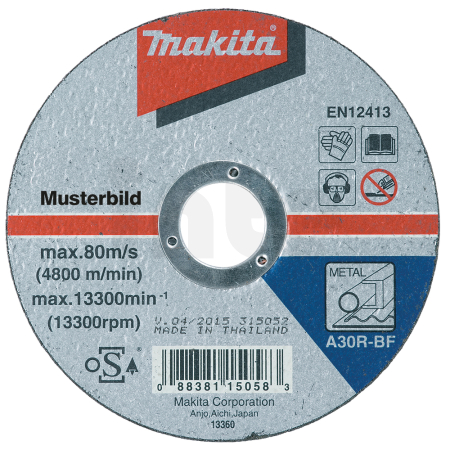 Makita - kotouč řezný ocel 125x2.5x22.23mm A-85313