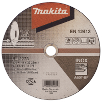 Makita - řezný kotouč 230x1,9x22 nerez B-12273