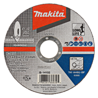 Makita - řezný kotouč 115x1,6x22 ocel B-14102