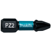 Makita - torzní bit 1/4" IMPACT BLACK PZ2, 25mm 2 ks B-63644