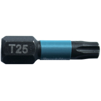 Makita - torzní bit 1/4" Impact Black T25, 25mm 2 ks B-63688