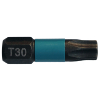 Makita - torzní bit 1/4" Impact Black T30, 25mm 2 ks B-63694