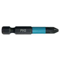 Makita - torzní bit 1/4" Impact Black PH2, 50mm 2 ks B-63725