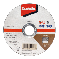 Makita - kotouč řezný nerez 125x1.0x22.23mm, 12ks D-65969-12