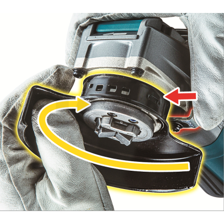 Makita - Aku úhlová bruska s regulací a X-lock 125mm Li-ion XGT 40V, bez aku     Z GA041GZ